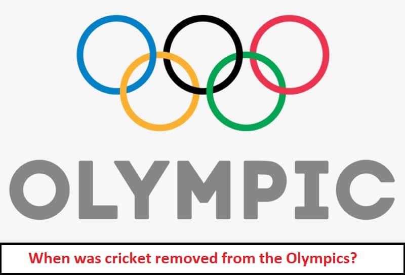 When was cricket removed from the Olympics?